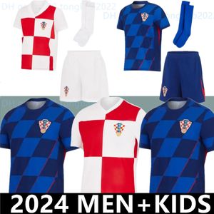 2024 Croacia MODRIC Europese Cup voetbalshirts Nationaal team MANDZUKIC PERISIC KALINIC 24 25 Croazia voetbalshirt KOVACIC Rakitic Kramaric Heren kindertenue