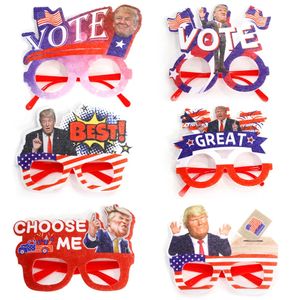2024 grensoverschrijdende nieuwe Amerikaanse presidentsverkiezingendecoratie Trump-bril Trump verkiezingscampagne juichen rekwisieten