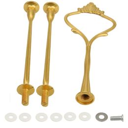 2024 Crown 3 Tier Cake Cupcake Plate Stand Handle Hardware Fitting Holder voor Fruit Tray Cake Plate Home Kitchen Dining Cake Tool