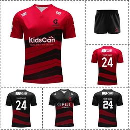 2024 Crusaders Home Away Super Rugby Jersey Shorts - Heren maat S -5xl afdruknaam Nummer Topkwaliteit