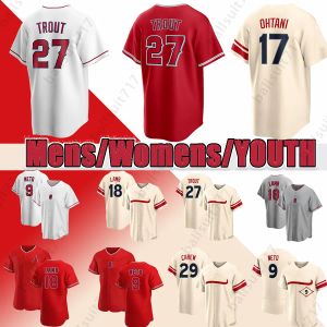 2024 Custom 27 Mike Trout 18 Yamamoto Jersey Detmers Anthony Rendon Noah Syndergaard Andrelton Simmons Angels Dylan Bundy Hommes Femmes Jeunes Maillots de baseball