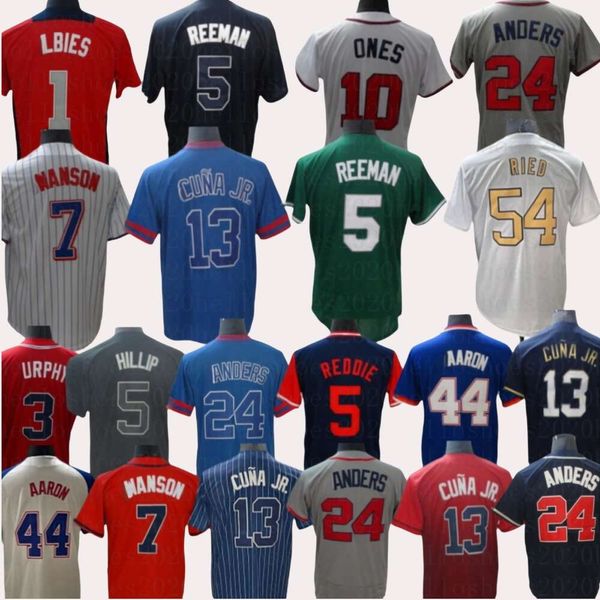 2024 Custom City Jersey Ronald Acuna Jr. Austin Riley Matt Olson Harris II Spencer Strider Wallen Ozzie Albies Jones Rosario Fried Baseball Jerseys Size S-3XL