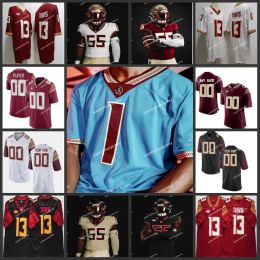 2024 Custom NCAA Florida Football Jersey Derwin James Deondre Francois Jameis Winston Deion Sanders Cam Akers Dalvin Cook Charlie Ward FSU Jerseys