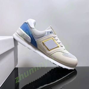 2024 aangepaste NN574 schoenen mannen vrouwen casual loopschoen BB574 designer sneakers Varsity Gold Shadow Wit Groen buitensport heren trainers 36-45 Z41