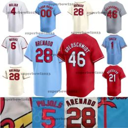 2024 S-3xl City Connect Connect Baseball Jersey Walker Lars Nootbaar Nolan Arenado Stan Musial Adam Wainwright Paul Albert Pujols Smith Contreras Dejong Herrera Winn