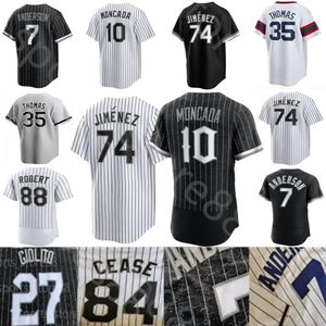 2024 Custom S-4XL Tim Anderson Jersey Bo Jackson Michael Chicagos Mercede Jose Abreu Robert Eloy Jimenez Carlton Fisk Yoan Moncada Keuchel Stiever Baseball