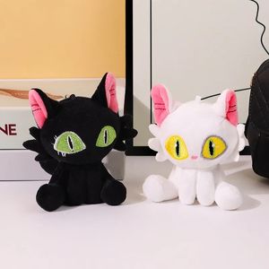 Porte-clés en peluche chat noir mignon, papa, poupée chat mignon, pendentif, petit cadeau, jouet en peluche, vente en gros, UPS gratuit, 2024