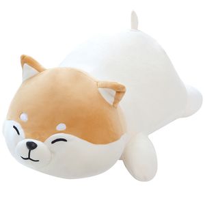 Jouet en peluche Shiba Inu japonais surdimensionné et créatif, jolies poupées en peluche corgi, oreiller pour chien, décoration cadeau, 35 pouces, 90cm, 2024