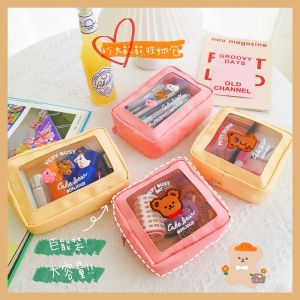 2024 Bullerie mignonne Crayon Crayon Fille Bourse de grande capacité Pouche de stylo INS KAWAII MAVALUP SAG Rangement Portable Travel Organzier 1. Pour mignon