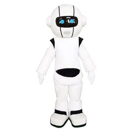 2024 Costume de mascotte de tête de robot mignon personnage de thème de dessin animé Carnaval unisexe Halloween Carnaval adultes fête d'anniversaire tenue fantaisie pour hommes femmes