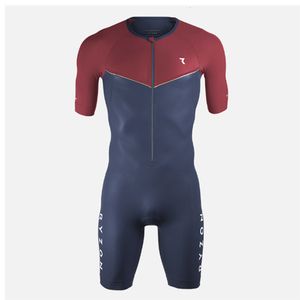 2024 Cycling Jersey Sets Summer Mens Triathlon Race Suite Korte Mouw Onepiece Panty Road Skinsuit Swimrunbike SpeedSuit Ciclismo MTB Kleding 230522
