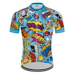 2024 Cycling USA Summer Men Funny Bicycle Shirt Cycle Cycle Clain à manches courtes MTB Vêtements de vélo de route Cycling Jersey 240510