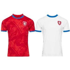 2024 Tchèque République Soccer Jerseys Hlozek Nedved Madilek Uniforme Mens Chytil Schick Novotny Lingr Soucek Home Football Shirt Kit Kit Kit