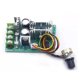 2024 DC 10-60V Regulador de control de velocidad del motor PWM CONTROLADOR DE VELOCIDAD PWM CONTROLADOR 20A Regulador de corriente Módulo de control de alta potencia Regulador de velocidad de velocidad para motor CC