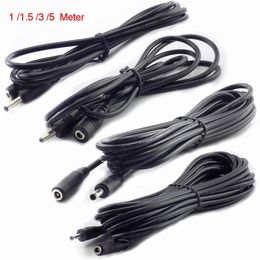 2024 DC Extension Cable 1m 1,5 m 3m 5m 3,5 mm x 1,35 mm Vrouw aan mannelijke plug voor 5V 2A Power Adapter Cord Home CCTV Camera LED Strip2.voor LED Strip Power Adapter Cord