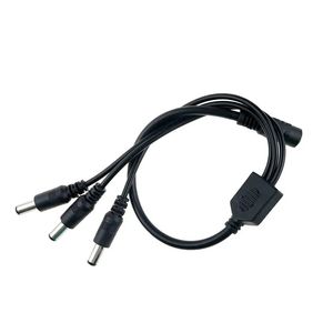 2024 DC Power Jack 5,5x2,1 mm DC -voedingskabel 1 vrouwelijk tot 2,3,4,5,6,8 mannelijke plugsplitteradapter voor beveiligingscctv -camera en LED -strip DC