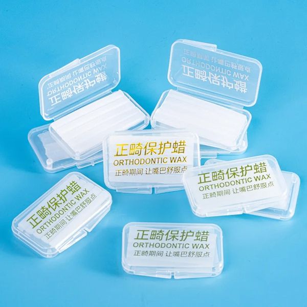 2024 Dentaire Orthodontic Water Hygiène Tools Tools Whitening Relief Wax Sticks for Brass Gum Irritation For Dental Wax Relief
