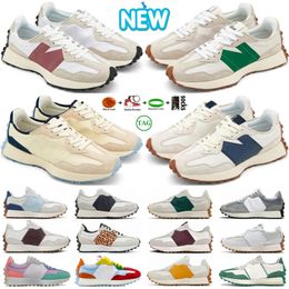 2024 Diseñador 327 OG Ultra Running Shoes Men Women 327s Sneakers Quartz Sal Sea Salt Vintage Beige Moonbeam LEOPARDLE Triple Black White Mens Entrenadores Tamaño 36-45