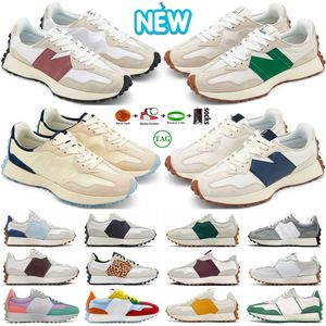 2024 Designer 327 OG Ultra Running Shoes Men Women 327S Sneakers Quartz Grijs zeezout Vintage Beige Moonbeam Luipaard Print Triple Black White Mens Trainers Maat 36-45