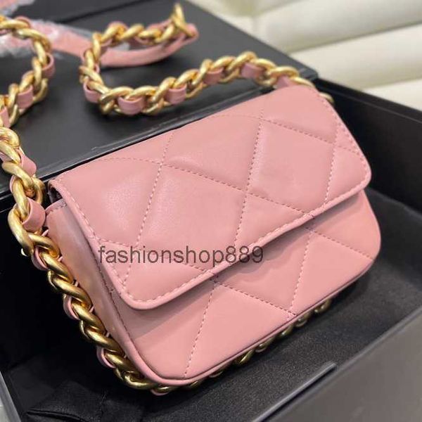 2024 Designer 5A Sac Cross Cross Body Luxury Handsbag Mini Fashion Vintage Velvet Sacs à bandoulière Femmes Portefeuille en cuir Agneaux Claquette avec Badge Gold Chain Sac Sac