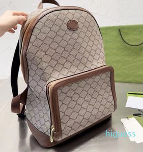 2024 Mochila de diseñador Monedero de marca de lujo Correas de hombro dobles Mochilas Cartera para mujer Bolsos de cuero real Bolsos a cuadros para dama Equipaje de lona Bolso para hombres.