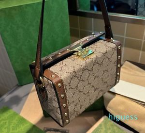 2024 Bolso de diseñador Flap Mujeres Crossbody Bag Hombres Bolsos de hombro Vintage Pequeño Caja cuadrada Diseñadores Bolso Mini Maleta Moda Bolsas de cámara