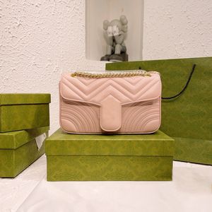 2024 Sac de designer en cuir femmes sacs à bandoulière bandoulière sacs à main de luxe sacs à main d'embrayage dames portefeuilles fourre-tout sac à chaîne dorée 3 tailles