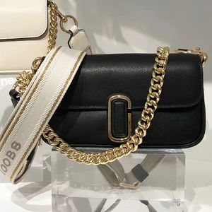 2024 Bolso de diseñador Marc Bolso de hombro Bolso de mujer Lconic Double J Gold Hardware Correa para el hombro Nuevo sitio web oficial Cadena Dermis Bag Christmas Bag03