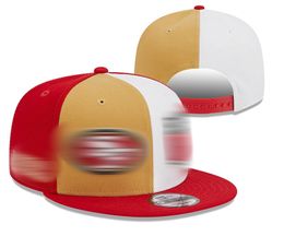 2024 Designer Baseball Team Deux tons taille à bord plat Snapback Caps Lettre d'été Hommes Femmes Casual Sport de plein air Chapeaux Chapeau unisexe coton mode mens designer chapeau f2