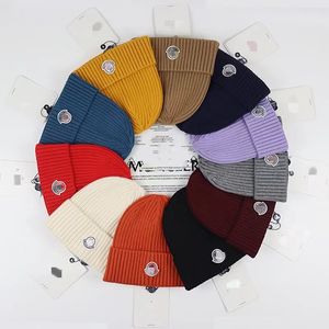 2024 Designer Beanie Bonnet Muts Dames Mannen Gebreide Wollen Grof Gebreide Verdikking Warm Nepbont Casual Pom Mutsen Hoeden Vrouwelijke Caps