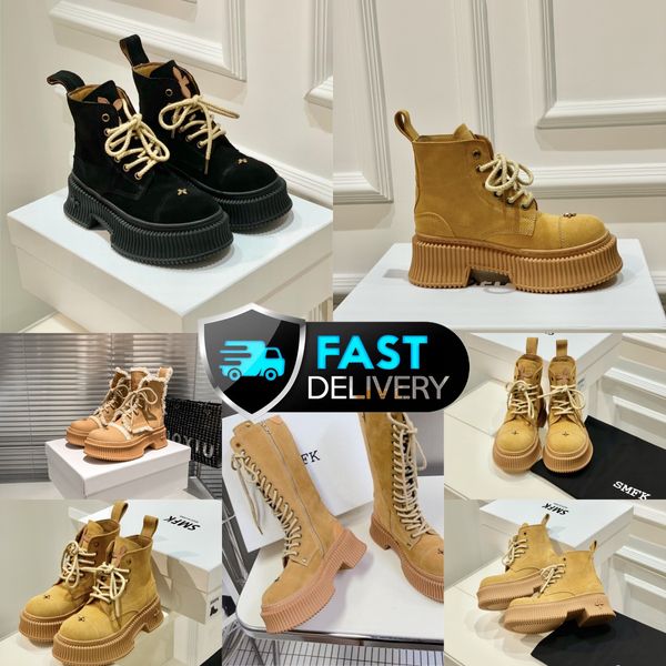 2024 Botas de diseñador Booties de mujer de moda