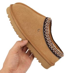 2024 designer laarzen dames winterslippers klassieke sneeuw ug laars Tasman Slipper pluche enkel korte mini bont mosterdzaad dames uggliss laarsjes 35-43