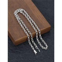 2024 Marca de diseñador Cross CH Collar para mujeres Cromos de lujo S925 Cadena de letras de plata esterlina para hombre Hip Hop Corazón Hombres Joyería clásica Colgante Collar A5U3