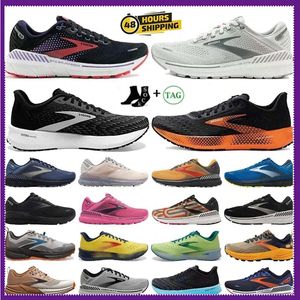 2024 Designer Brooks Lance 9 chaussures de course Mans femmes fantômes Hyperion Tempo triple noir blanc gris jaune Trainers orange glycérine cascadia 22 20 16 baskets