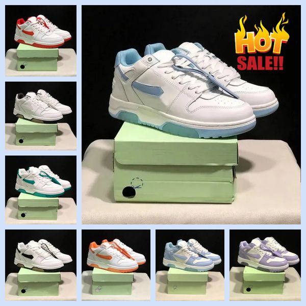 2024 Zapatos casuales de diseñador Fuera de la zapatilla de deporte de la oficina para caminar Hombres Mujeres Correr Entrenadores Blanco Caqui Negro Rosa Azul Azul Marino Panda Oliva Vintage Deportes apenados