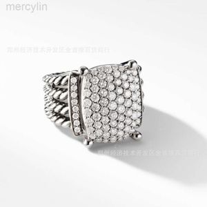 2024 Designer David Yumans Yurma Jewelry Bracelet XX 925 Sterling Silver Group Set Zirkon Ring voor junior girls