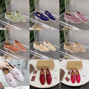 2024 Designer kledingschoenen voor heren Loafers Flat suede lederen luxe sneakers platform hoogwaardige heren en dames goedkope schoen dhagtes trainers maat 35-45