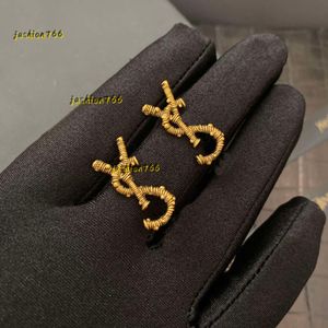 2024 Designer Oorbel Liefde voor Vrouw Merk Eenvoudige Letters Goud Sier Diamanten Ring Dame Sieraden Oor Stud Oorbellen Hoge Kwaliteit