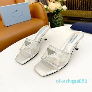 2024 Pantoufles de mode de créateurs talons chaussures femmes diapositives sandales tongs 35-43
