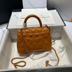 2024 Designer Flap Bags Luxe schoudertas 19cm 1 1 Kwaliteit Caviar Crossbody Bag met doos MC223