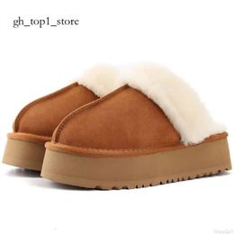 2024 Designer Fluffy Snow Uggg Boots Ug Mini Dames Winter Uglies Australië Tasman -platform UG Boot Fur Slipper enkelwolschoenen SheepSk 405