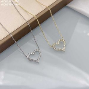 2024 Designer Guli Nouveau S925 Silver T Home Love Love Clow Collar Chain Sweet Fashion Collier 00639