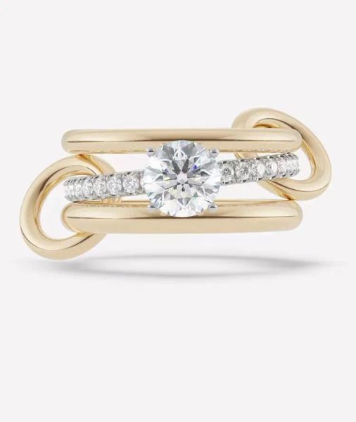 2024 Designer Halley Gemini Spinelli Kilcollin Band anneaux neufs dans le luxe Fine Jewelry Gol