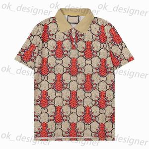 2024 Designer Brand de gamme haut de gamme Polo T-shirt Men Polo Bee Polo 100% Coton Business Shirt Summer Embroidery Men's Clothing