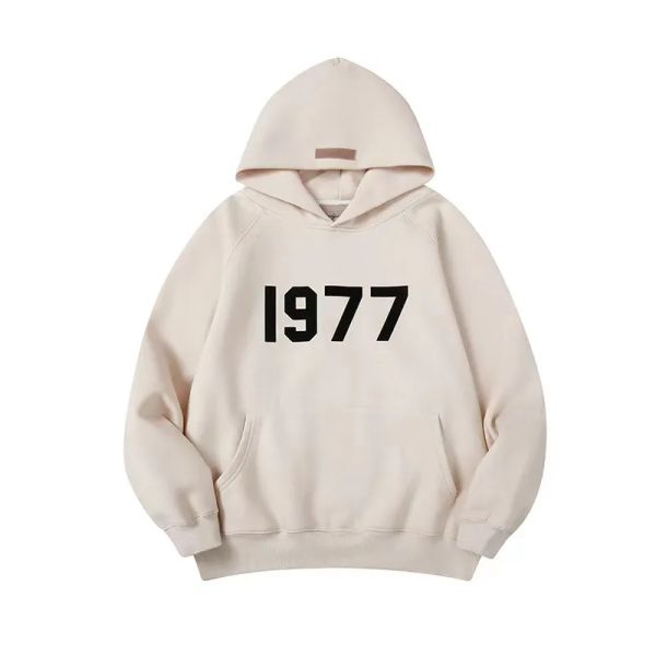 2024 Designer Sweat à capuche Essentialshoodie Ess FOG 1977 Sweat à capuche Lettre imprimée Pull Couples Sweatshirts Jumpers Top Qualité Hip Hop Essentialsweatshirts à capuche S-XL