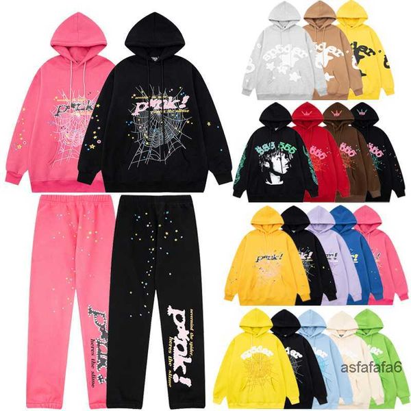 2024 Diseñador con capucha Sp5der Young Thug 555555 Sudadera con capucha para hombre Jersey Hip Hop Track Suit Ladys Jumper 3D Sudaderas con capucha de gran tamaño Top Fashion Jumpers S-XL CVLC