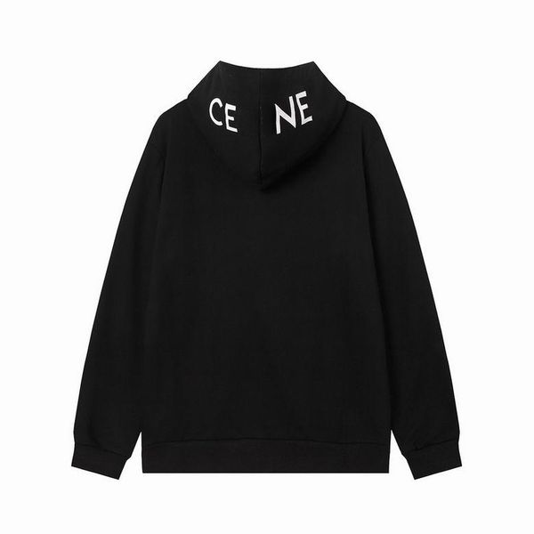 2024 Sweats à capuche de créateurs pour hommes femmes Shelu Letter Man Sweat à capuche Top Vêtements Gris LOOSE TRIOMPHE HOODIE EN COTON ET CACHEMIRE NOIR BLANC