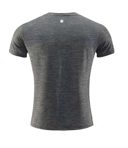 2024 Designer de luxe Absorbant et respirant Designer LL Citron Hommes Chemises d'extérieur Nouveau Fitness Gym Football Football Mesh Back Sports T-shirt à séchage rapide Skinny Male Lu-lu