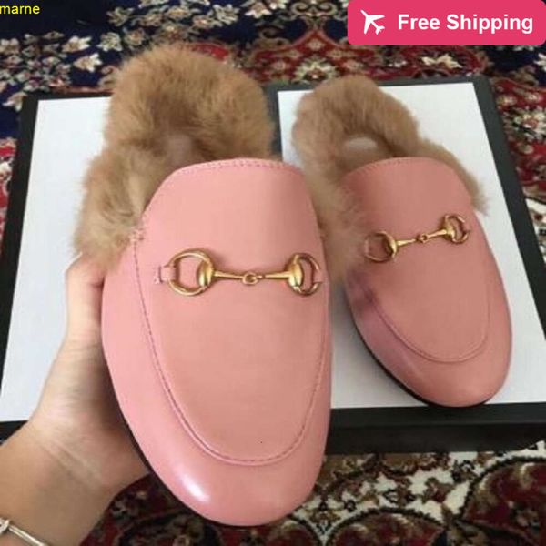 2024 Designer Luxury Femmes Summer Lace Velvet Slippers Grinera Leather Mules Locages avec des abeilles de boucle Ggitys N8U0