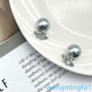 2024 Designer Luxury Xitai Queenjewellery Femelle avancée Femme Silver Silver Siltle Small and Elegant Style Orees